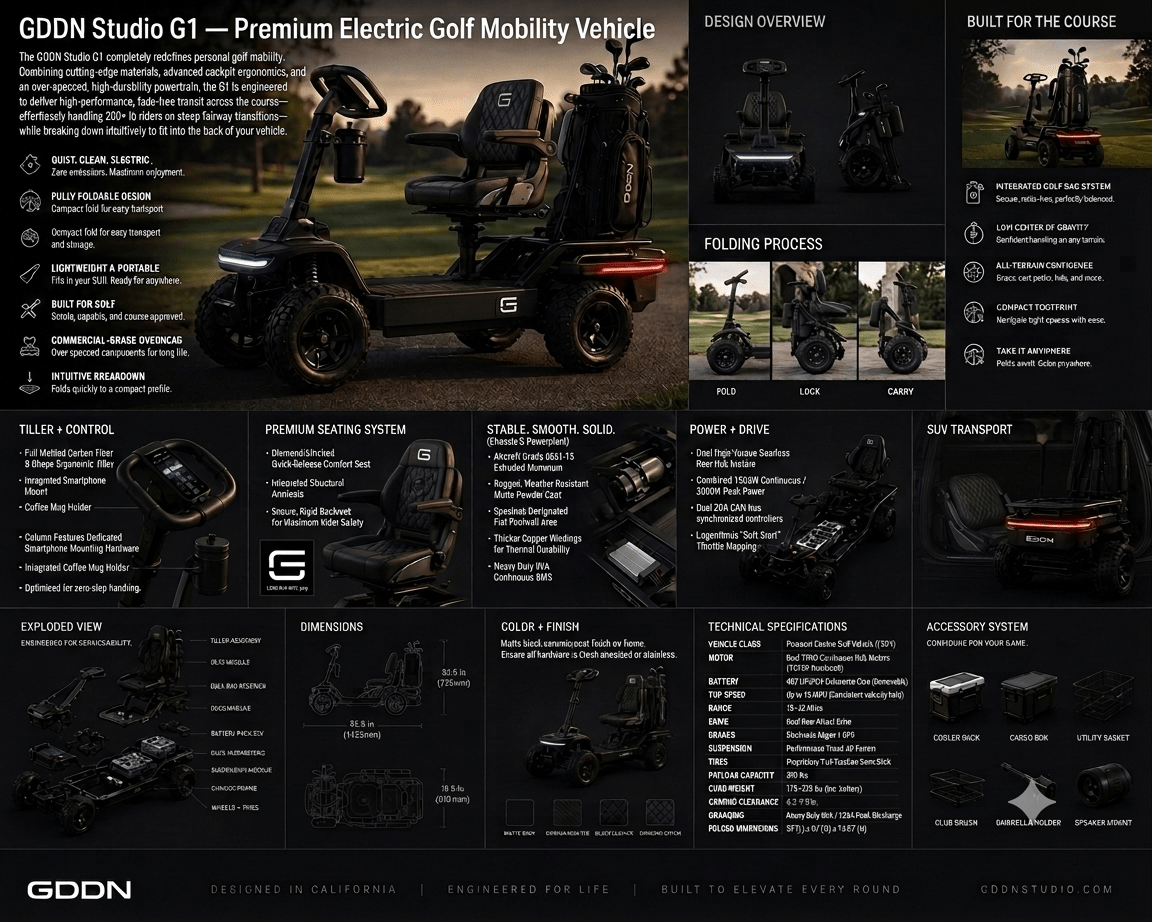 G1 - Premium Electric Golf Mobility Vehicle
