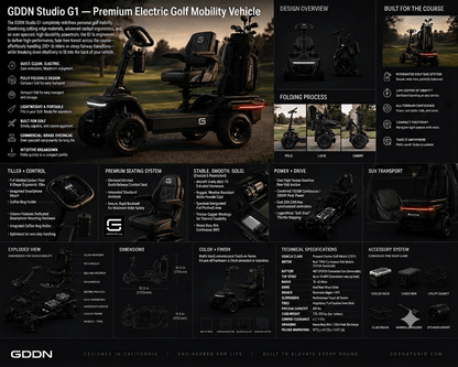 G1 - Premium Electric Golf Mobility Vehicle